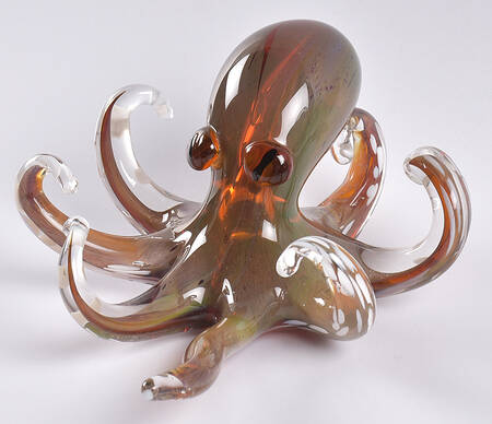 Murano Figurines Octopus - No Box