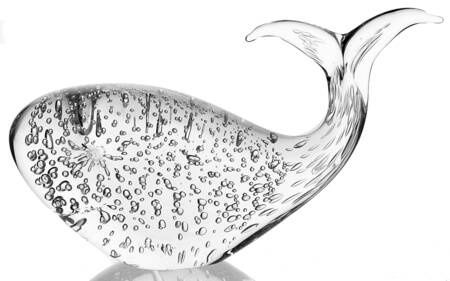 Murano Figurines Whale - Bullicante - No Box