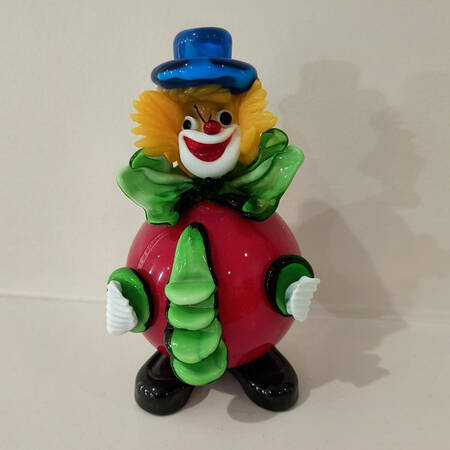 Murano Figurines Clown - No Box