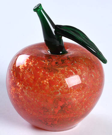 Murano Figurines Red Apple - No Box