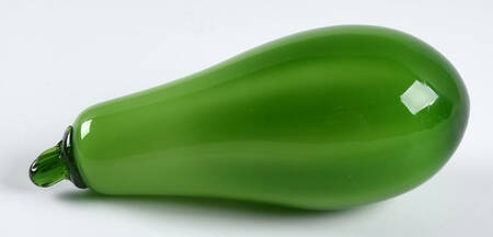 Murano Figurines Green Squash - No Box