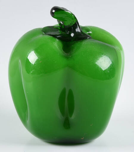 Murano Figurines Green Pepper - No Box
