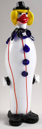 Murano Figurines Patriotic Clown - No Box