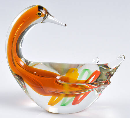 Murano Figurines Bird - Multicolor - No Box