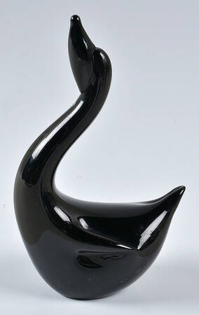 Murano Figurines Black Swan - No Box
