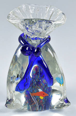 Murano Figurines Bag Aquarium - No Box