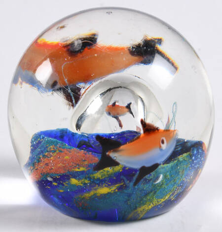 Murano Figurines Aquarium Central Bubble - No Box