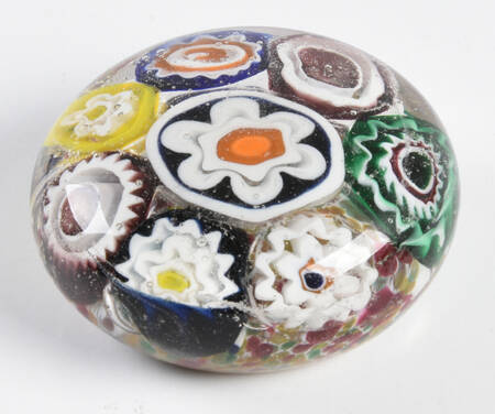 Murano Figurines Millefiori Paperweight - No Box