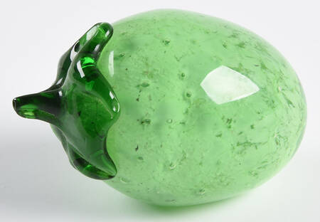 Murano Figurines Lime Paperweight - No Box
