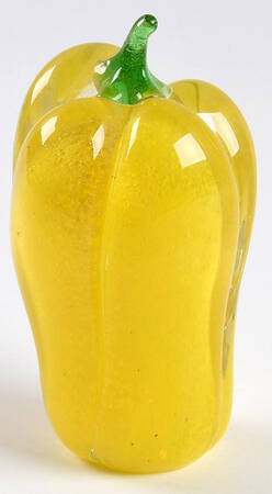 Murano Figurines Yellow Pepper - No Box
