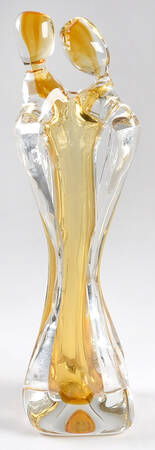 Murano Figurines Freeform Lovers Vase - No Box