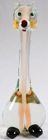 Murano Figurines Cat - Long Neck - No Box