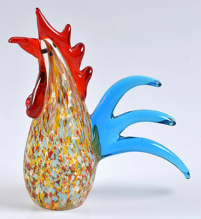 Murano Figurines Rooster - No Box