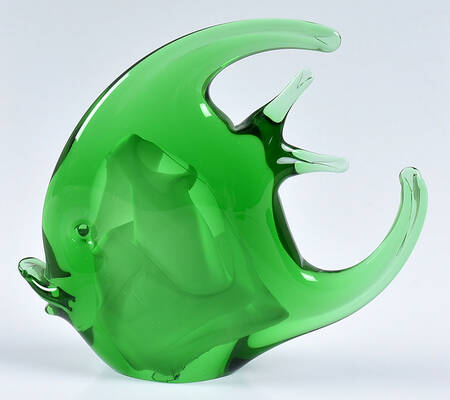 Murano Figurines Tropical Fish Green - No Box
