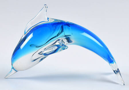 Murano Figurines Dolphin - Nb716, No Box