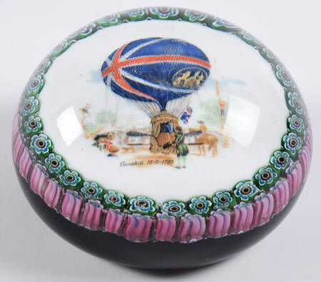 Murano Figurines Lunardi Balloon Flight-Paperweight - Nb751, No Box