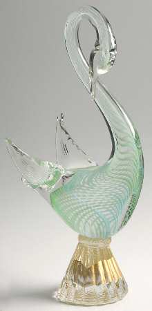 Murano Figurines Swan - No Box