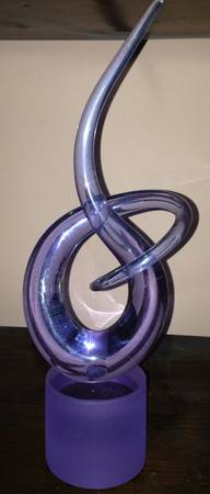 Murano Figurines Love Knot-Purple - No Box