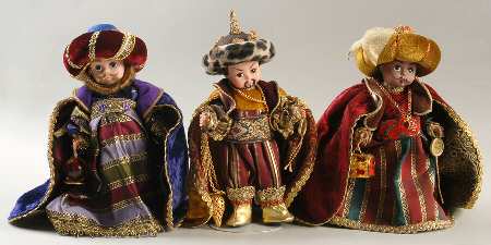 Madame Alexander Nativity Wise Men-Set Of 3 - Boxed