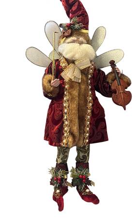Christmas Fairies Medium Violinist Fairy - With Box Bx671