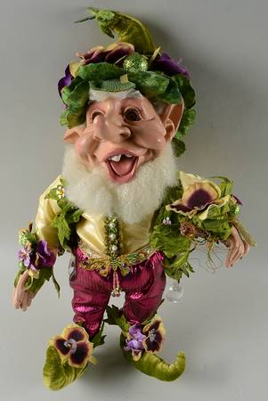 Christmas Elves Large Pansy Elf - Boxed