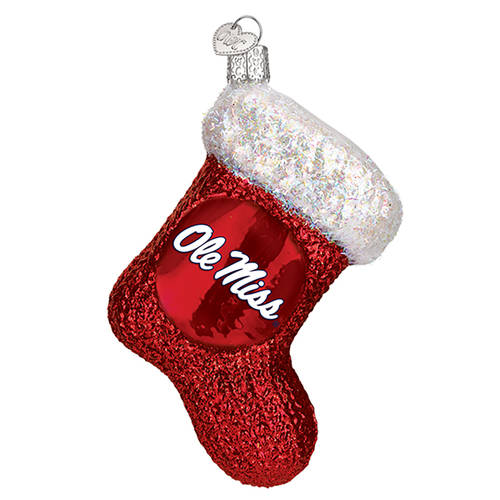 Collegiate Collection Univ Of Mississippi Stocking - With Box Bx315