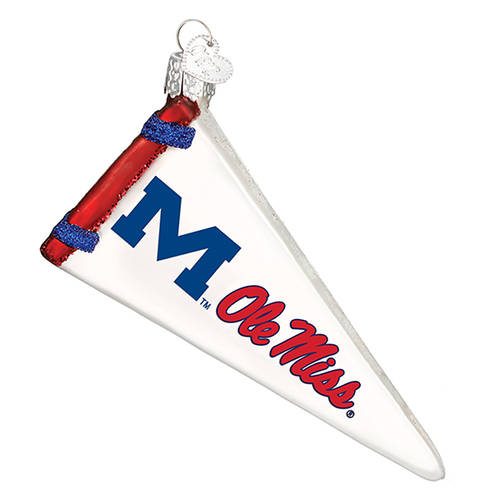 Collegiate Collection Univ Of Mississippi Pennant - With Box Bx314