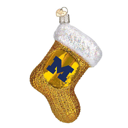 Collegiate Collection Univ Of Michigan Stocking - Boxed