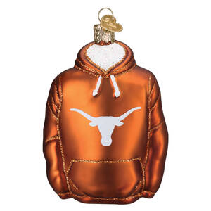 Collegiate Collection Texas Hoodie Ornament - With Box Bx381