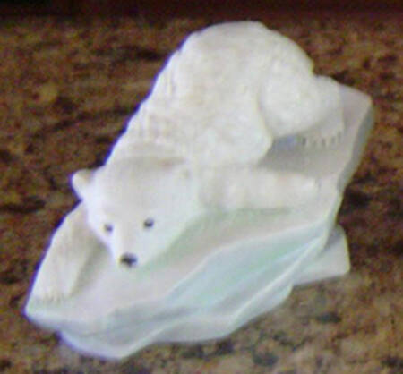 Polar Expedition Polar Bear Cub Sliding - Boxed