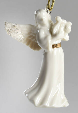 Holiday Splendor Angel Mini With Harp - No Box