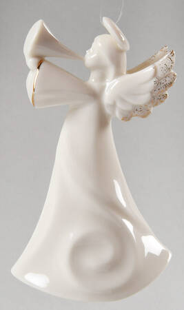 Holiday Splendor Angel Playing Horn - No Box