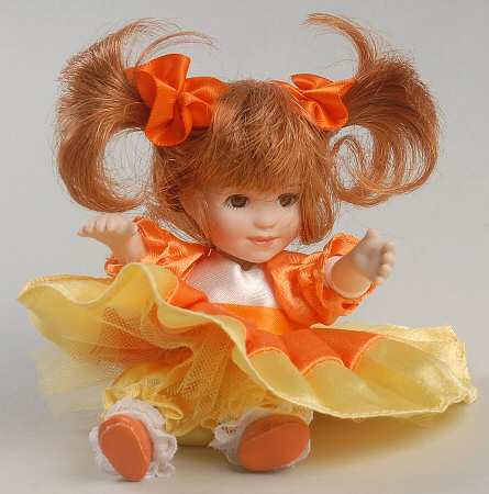 Marie Osmond Tinier Tots Dolls Candy Corn - Boxed