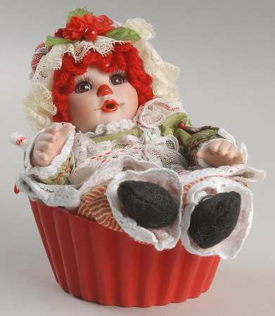 Marie Osmond Tiny Tots Christmas Morning Rag-A-Muffin - Boxed