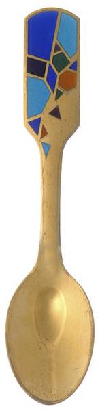 Christmas Spoon-Small Shards Of Pottery - With Box Bx1990