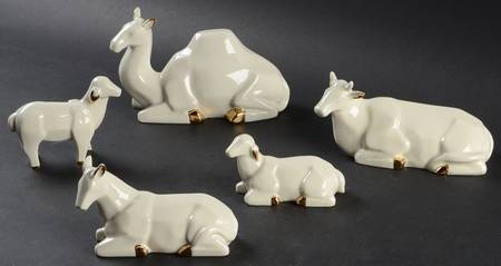 Holy Night Nativity-Small Animals-Set Of 5 - Boxed