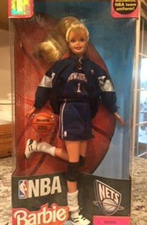 Nba Barbie New York Nets - Boxed
