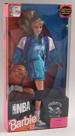 Nba Barbie Charlotte Hornets - Boxed