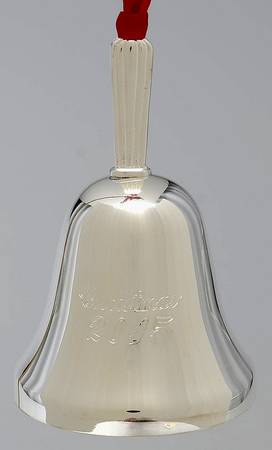 Annual Silverplate Ornaments 2015-Bell - Boxed