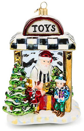 Courtly Christmas Ornaments Santa's Toy Store - Boxed