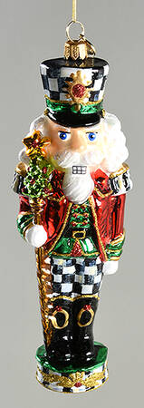 Courtly Christmas Ornaments Nutcracker - Boxed