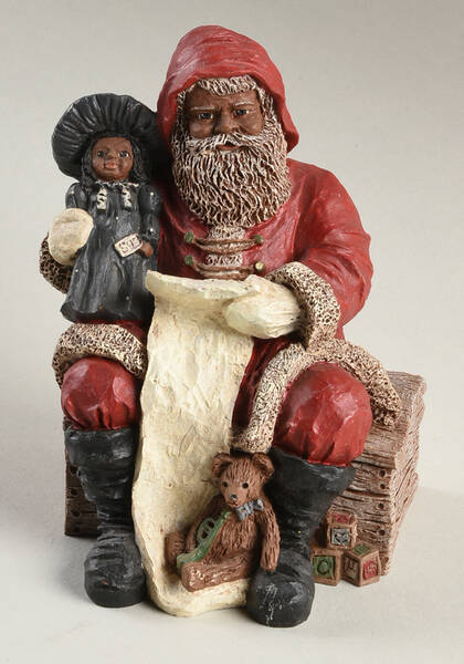 All God's Children Santas Santa Claus-Black-Signing Event - Boxed