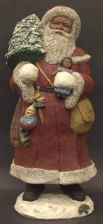 All God's Children Santas Father Christmas-Black - Boxed