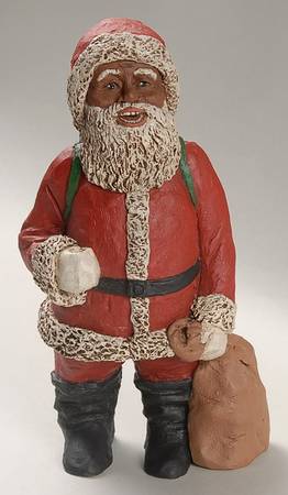 All God's Children Santas Saint Nicholas-Black - Boxed