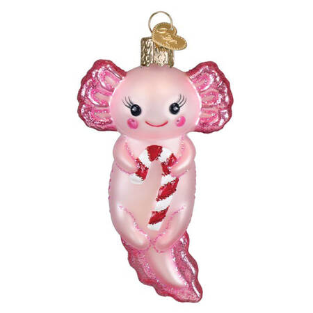 Fish and Marine Life Axolotl With Candy Cane - Nb717, No Box