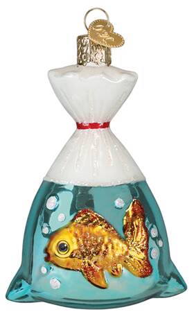 Fish and Marine Life Goldfish In A Bag - Nb722, No Box