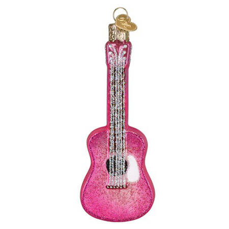 Music Glittered Glam Guitar - No Box