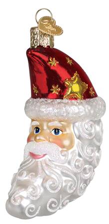 Santa and Mrs Claus Santa Moon Face - No Box