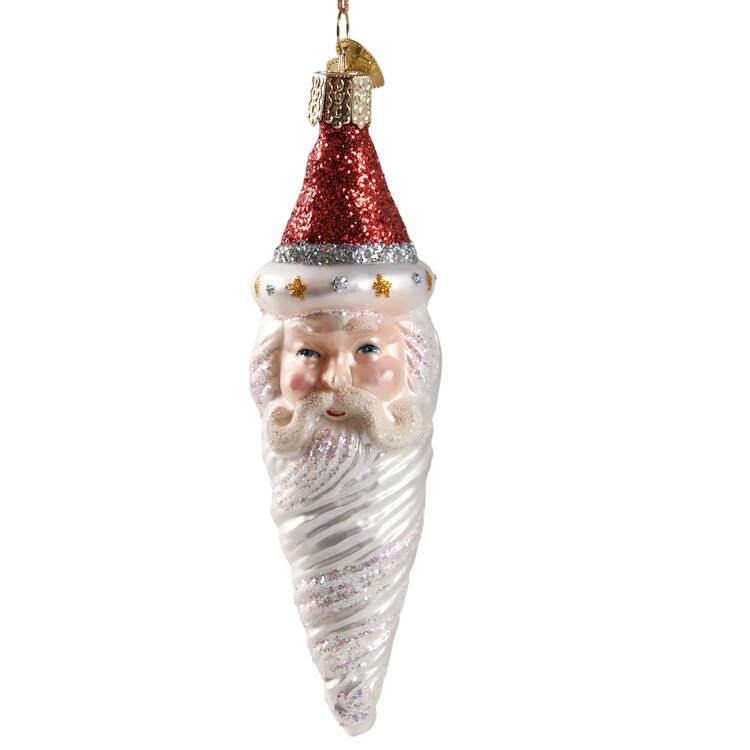 Santa and Mrs Claus Icicle Santa - No Box