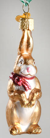 Easter Easter Bunny With Bow-Pink - No Box 275b